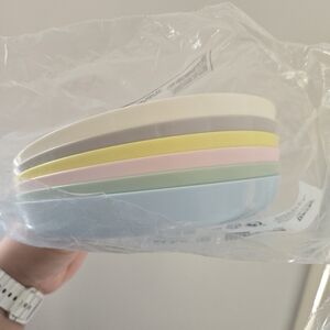 (Open Bag) New KALAS Colorful Stackable Plates